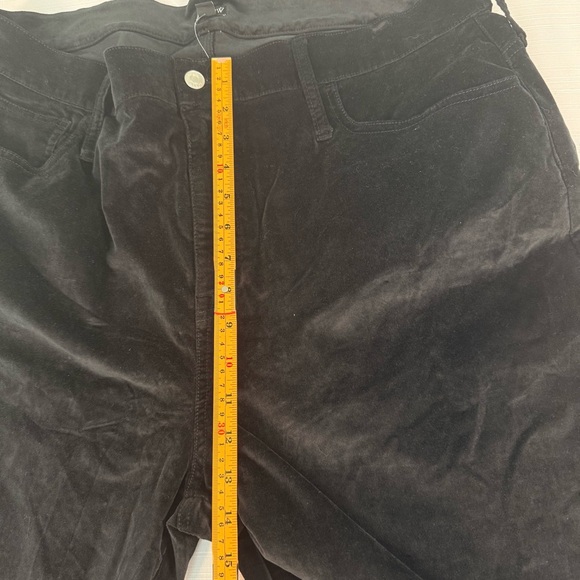 J. Crew Women’s Black Wide Leg Corduroy Pants size 35 - Picture 5 of 8